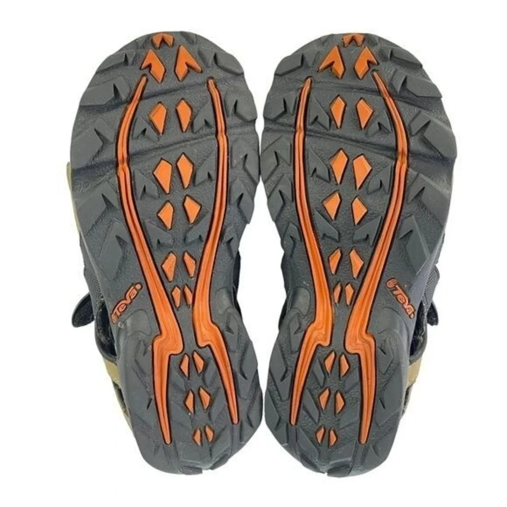 Teva Closed Toe Hiking Sandals Leather Trail Outdoor Sport Y2K Minimalist Mens 8